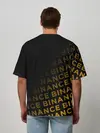 Мужская футболка оверсайз / BINANCE / БИНАНС / БАНАН