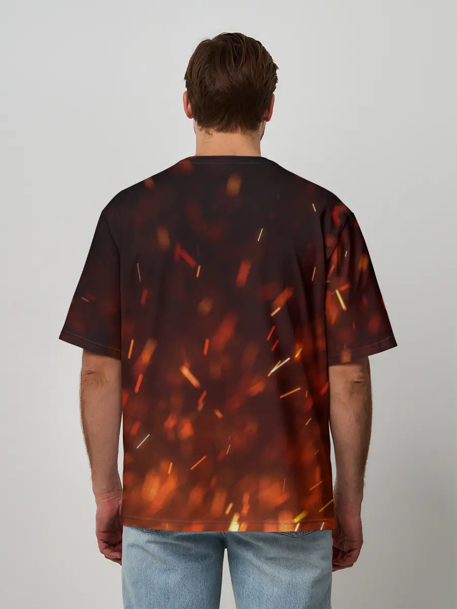 Мужская футболка оверсайз / Hollow Knight: SILKSONG