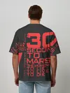Мужская футболка оверсайз / 30 SECONDS TO MARS