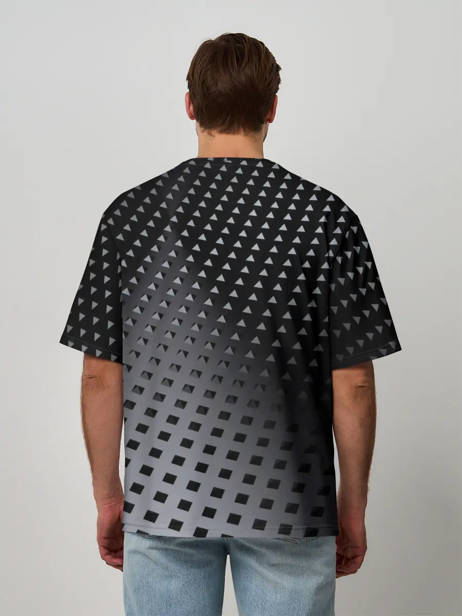 Мужская футболка оверсайз / Текстура.