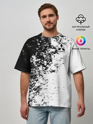 Мужская футболка оверсайз / Mitsubishi