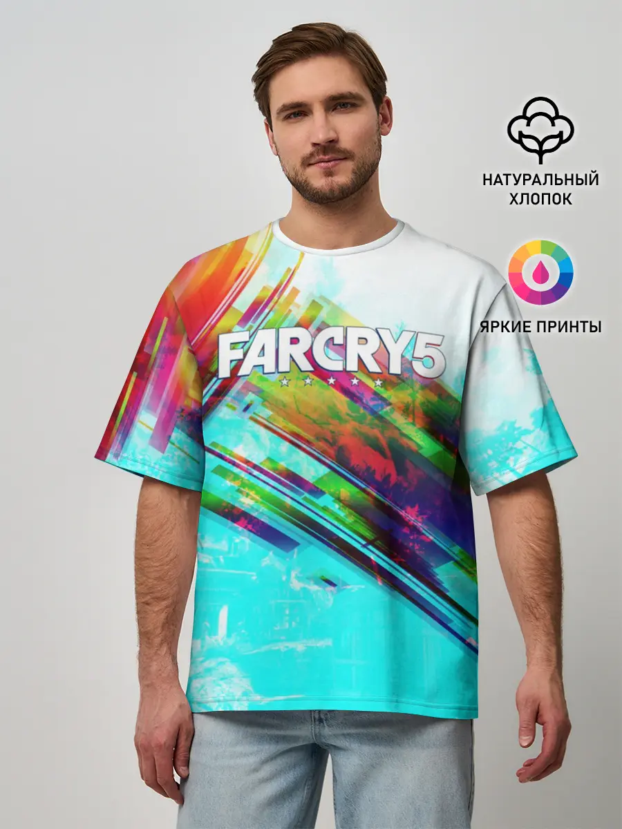 Мужская футболка оверсайз / FARCRY EXCLUSIVE