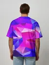 Мужская футболка оверсайз / NEON POLYGON