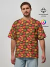 Мужская футболка оверсайз / Maple leaves