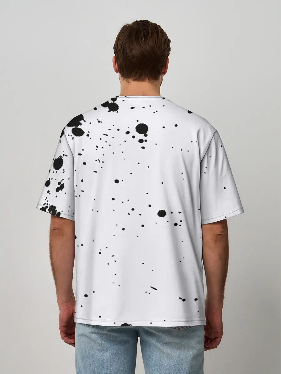 Мужская футболка оверсайз / Танджиро и Незуко Камадо