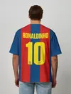 Мужская футболка оверсайз / Роналдиньо Ретро