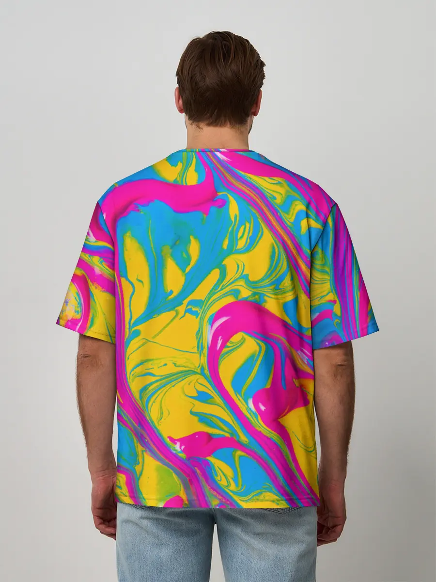 Мужская футболка оверсайз / JoJo Bizarre Adventure