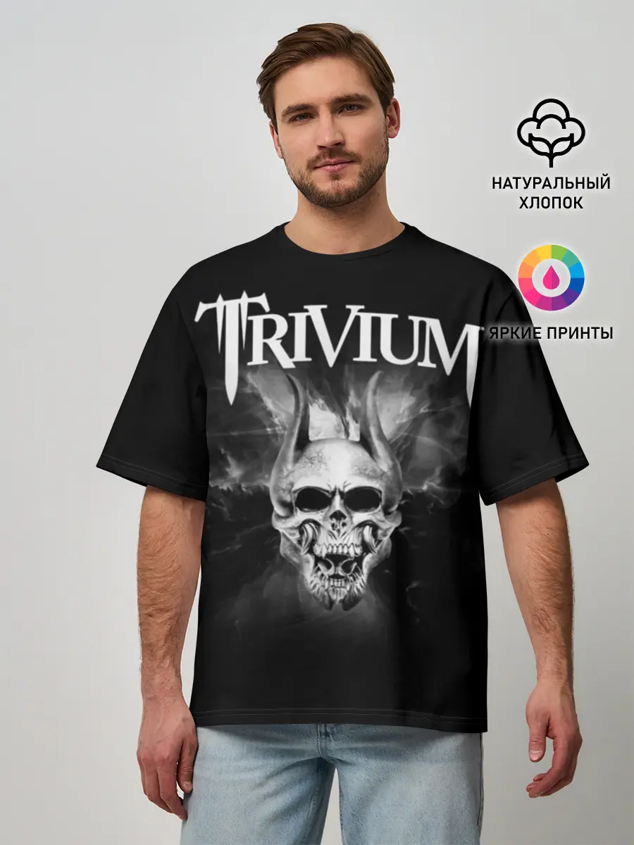 Мужская футболка оверсайз / Trivium