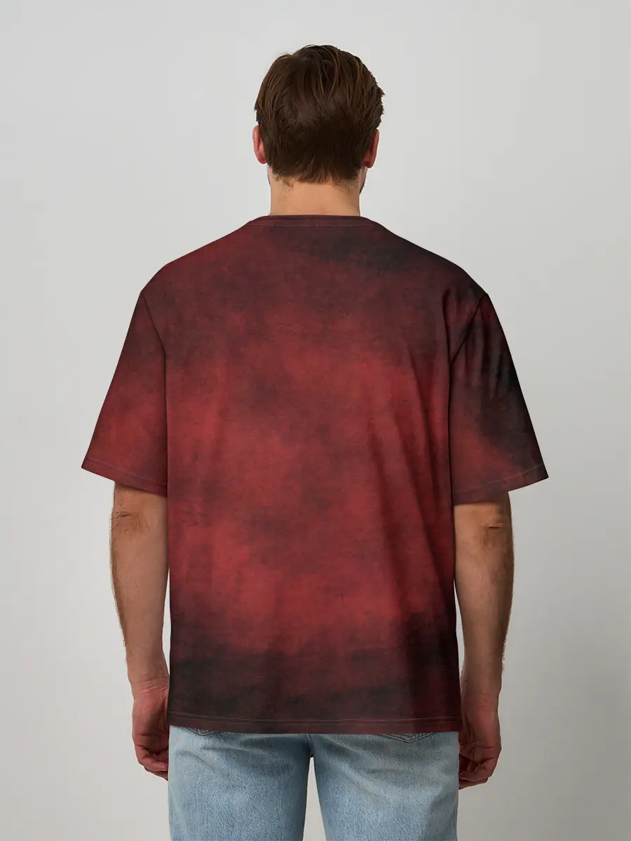 Мужская футболка оверсайз / Шоё Хината прыжок | Haikyu!!