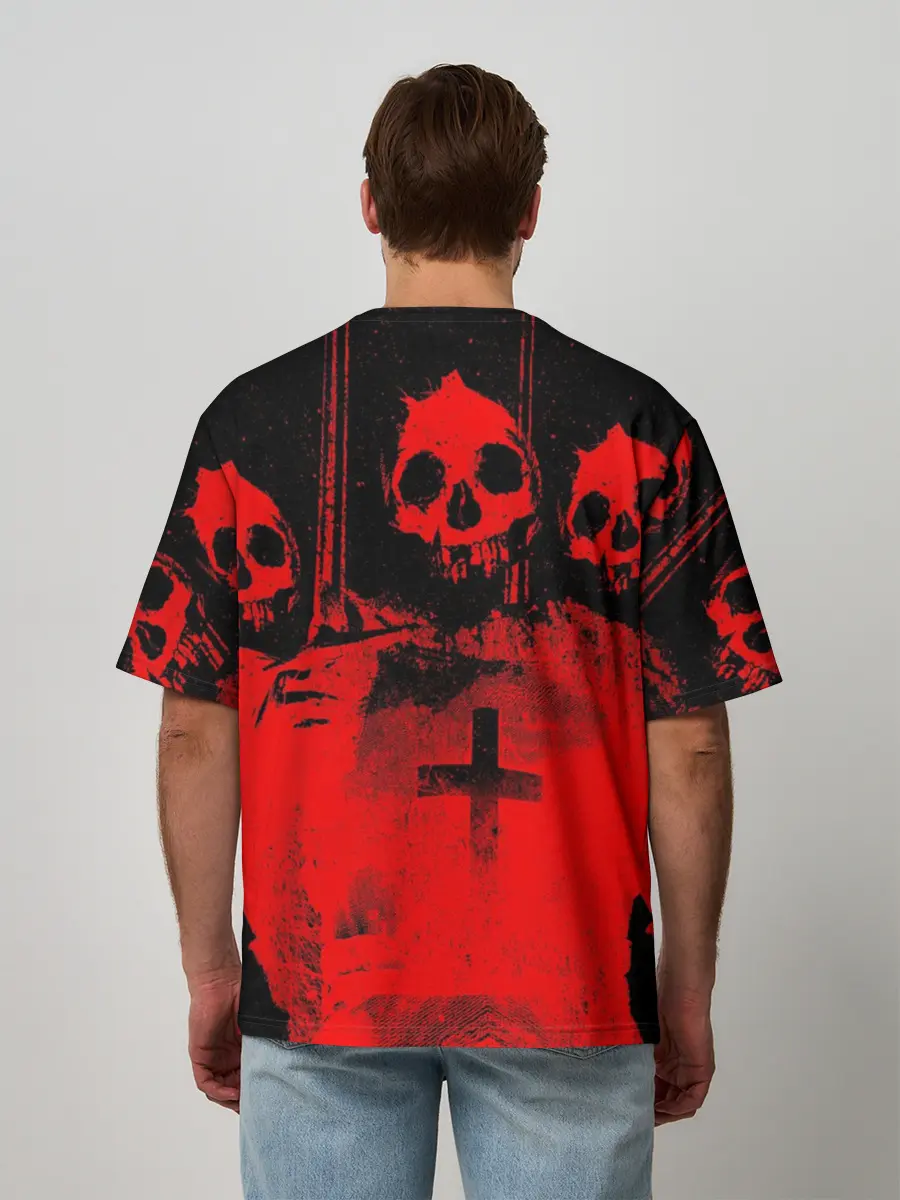 Мужская футболка оверсайз / Анархия