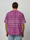 Мужская футболка оверсайз / Pink Alligator