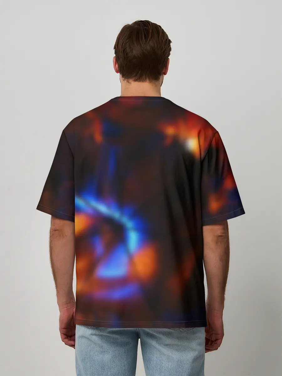 Мужская футболка оверсайз / Hades furry girls