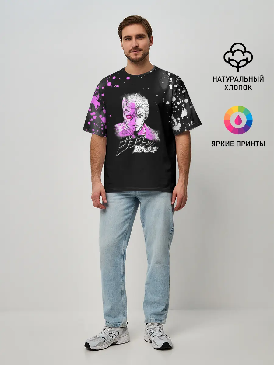 Мужская футболка оверсайз / JoJo
