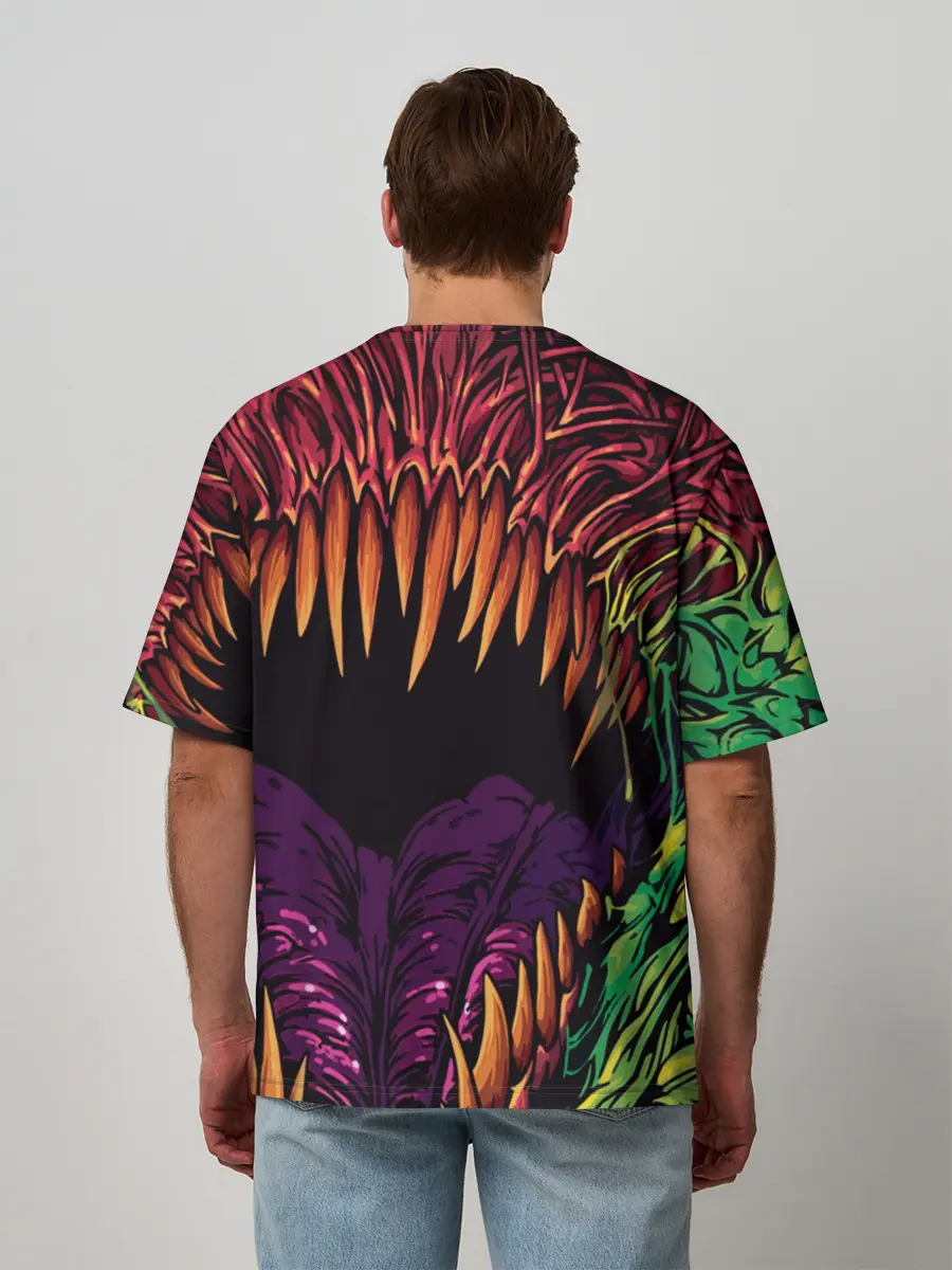 Мужская футболка оверсайз / CS GO Huper beast