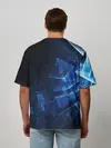 Мужская футболка оверсайз / Светящиеся фигуры