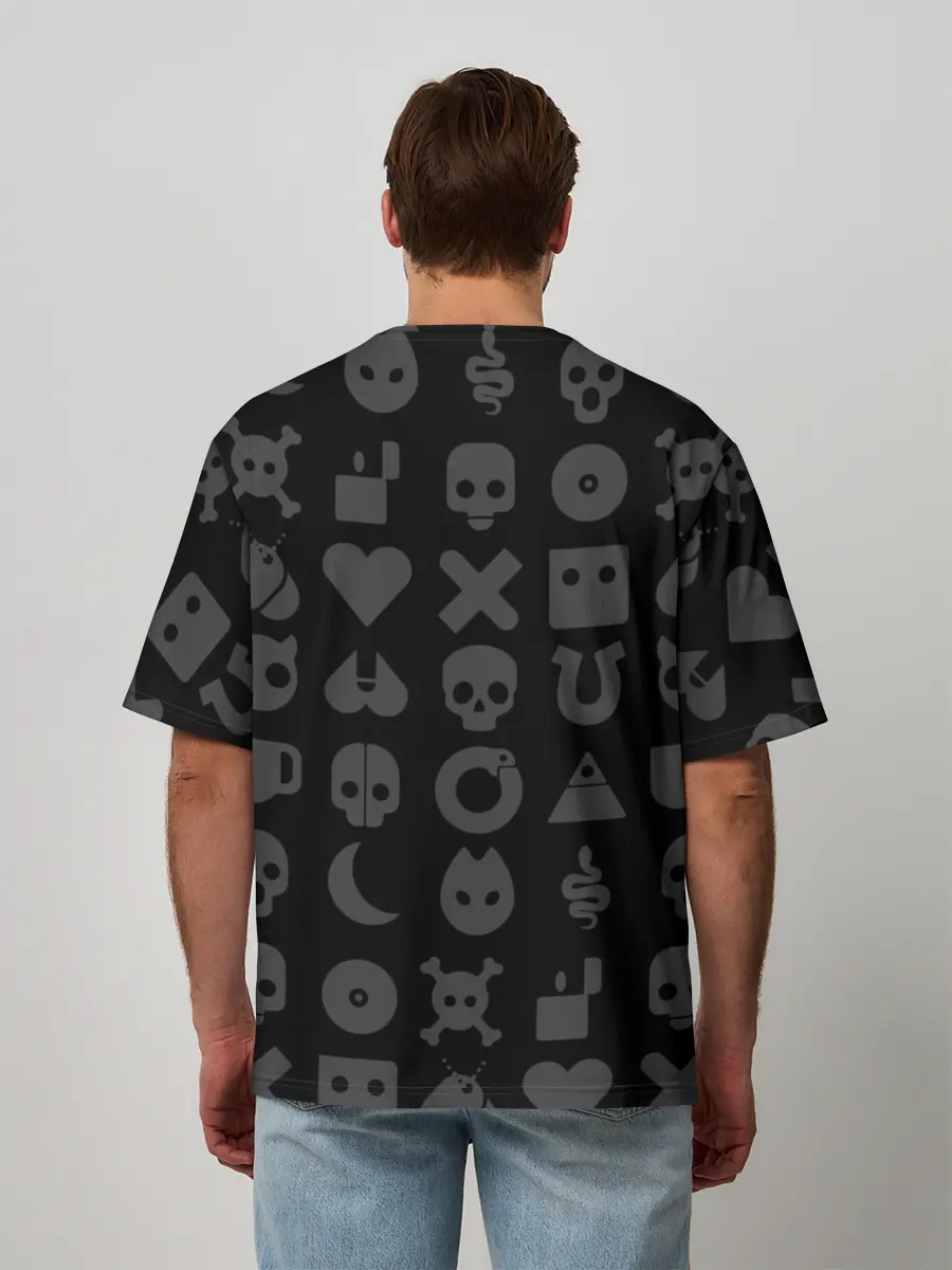 Мужская футболка оверсайз / LOVE DEATH ROBOTS | LDR