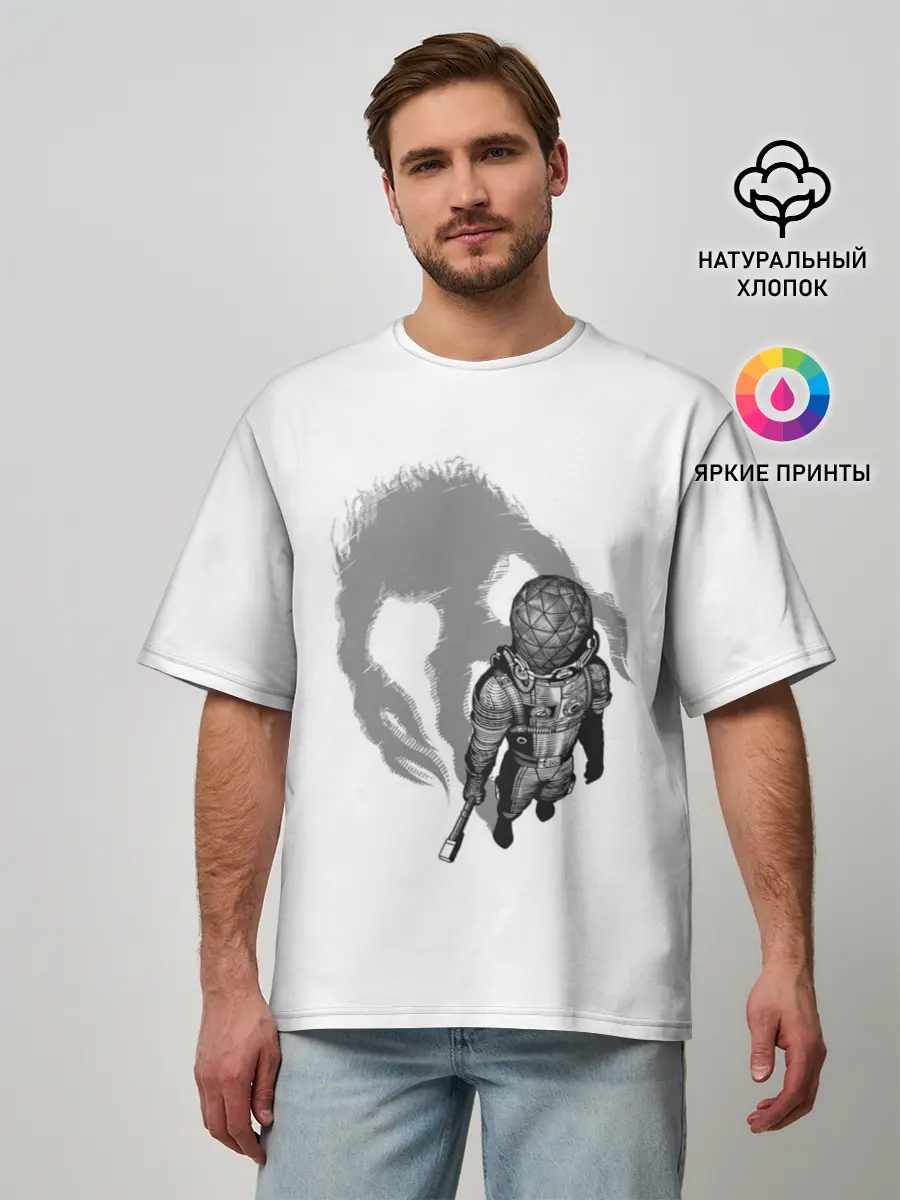 Мужская футболка оверсайз / Prey