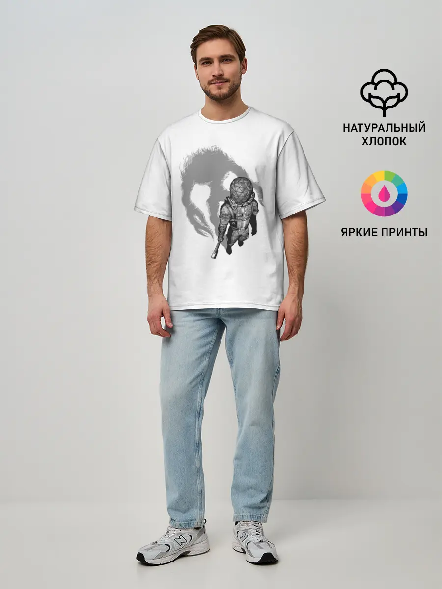 Мужская футболка оверсайз / Prey