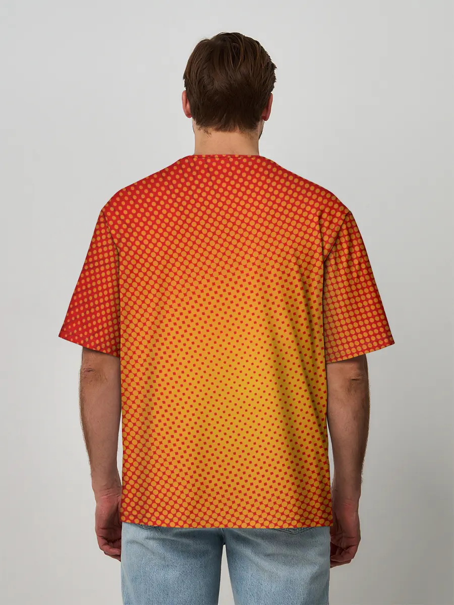 Мужская футболка оверсайз / Cat Pop