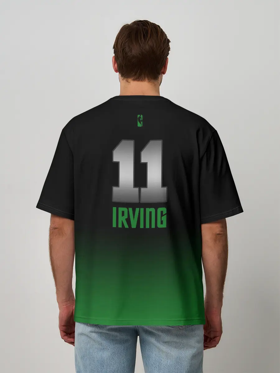 Мужская футболка оверсайз / Boston Кайри Ирвинг