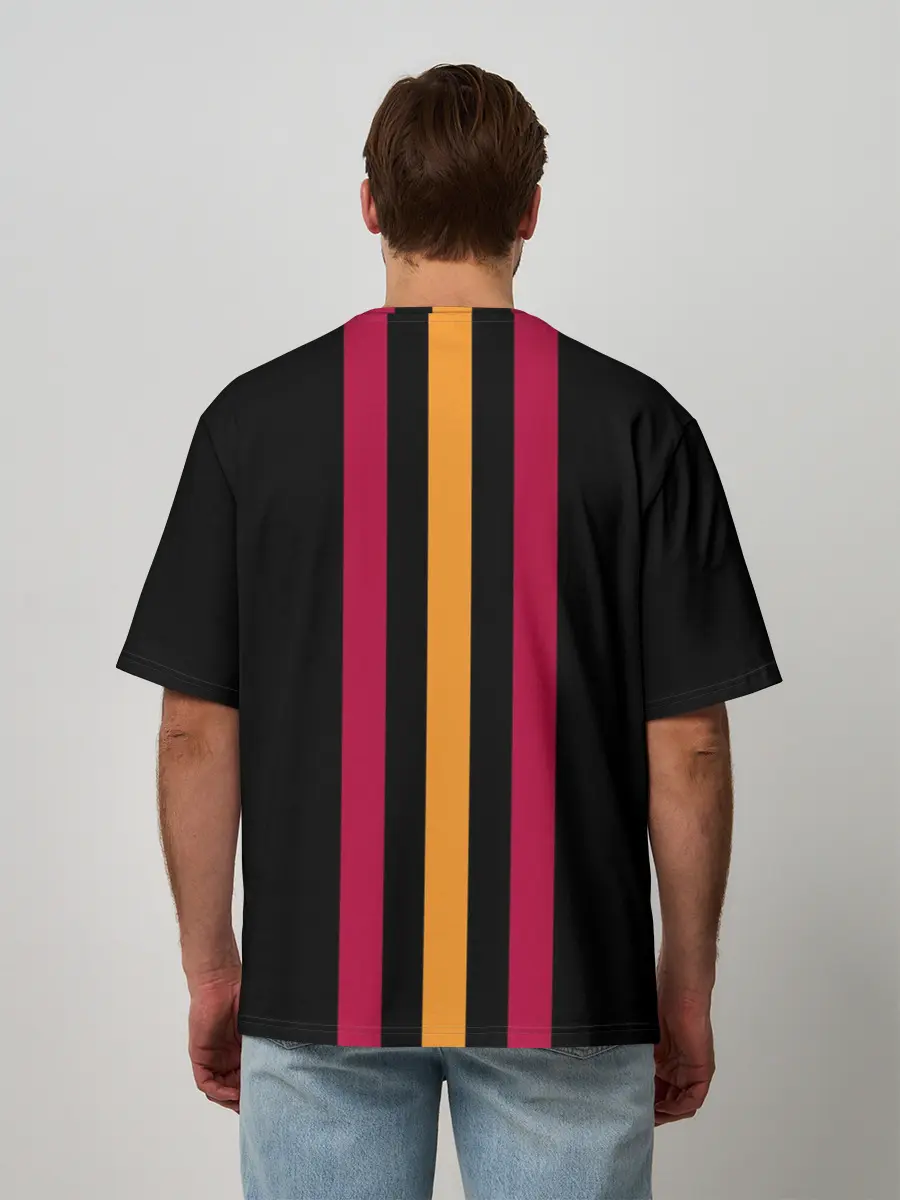 Мужская футболка оверсайз / FC Roma Lines