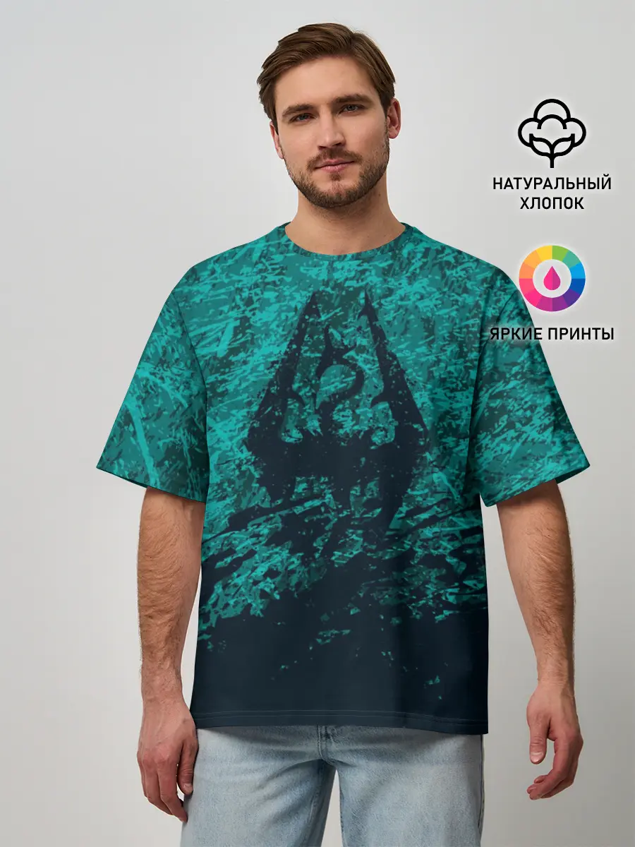 Мужская футболка оверсайз / THE ELDER SCROLLS