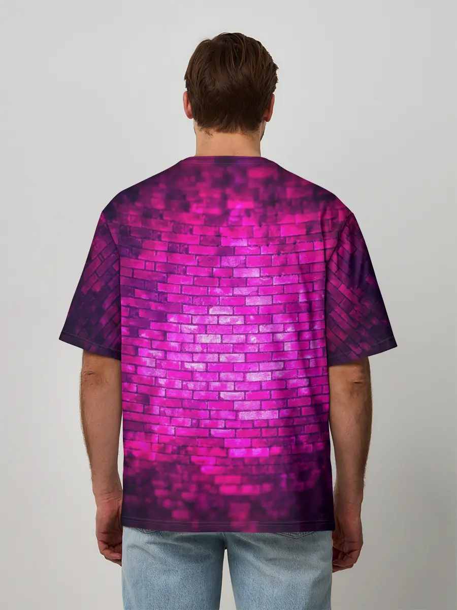 Мужская футболка оверсайз / Скид и Памп