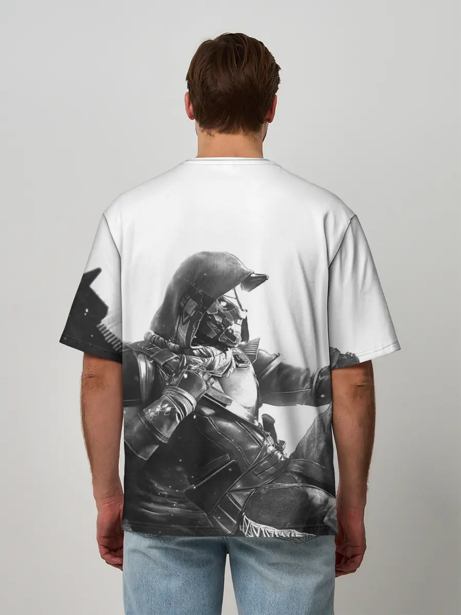 Мужская футболка оверсайз / DESTINY CAYDE 6 / КЕЙД 6 ОХОТНИК EXO