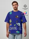 Мужская футболка оверсайз / Among Us | Game