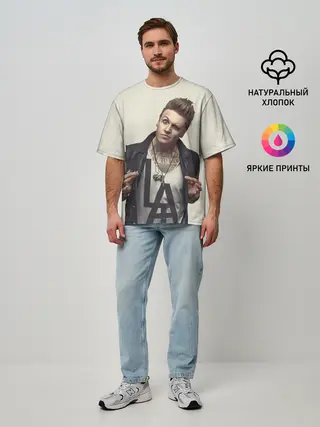 Мужская футболка оверсайз / Джекоби Шэддикс