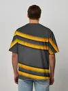 Мужская футболка оверсайз / Желтые полосы