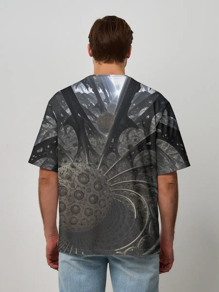 Мужская футболка оверсайз / Fracta