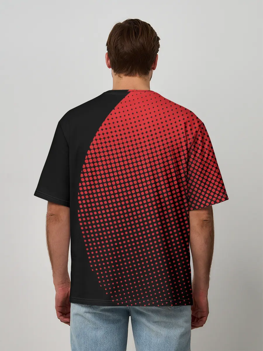 Мужская футболка оверсайз / Самурай