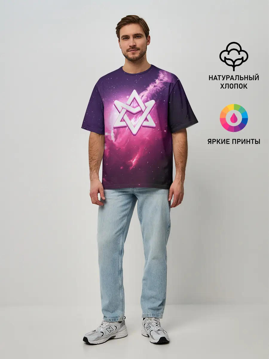 Мужская футболка оверсайз / ASTRO