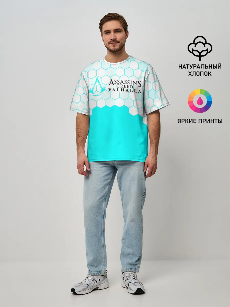 Мужская футболка оверсайз / ASSASSIN’S CREED VALHALLA