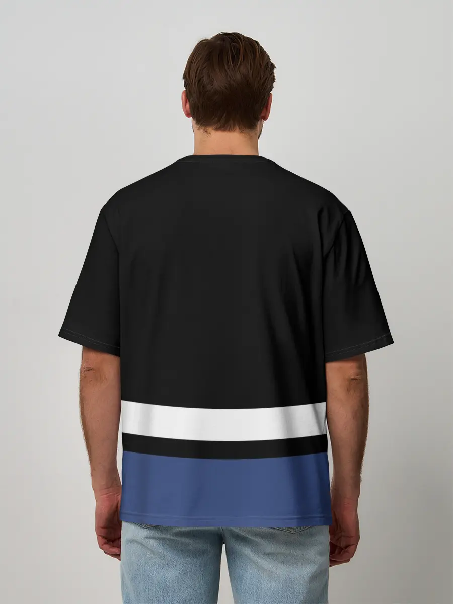 Мужская футболка оверсайз / Тампа-Бэй Лайтнинг