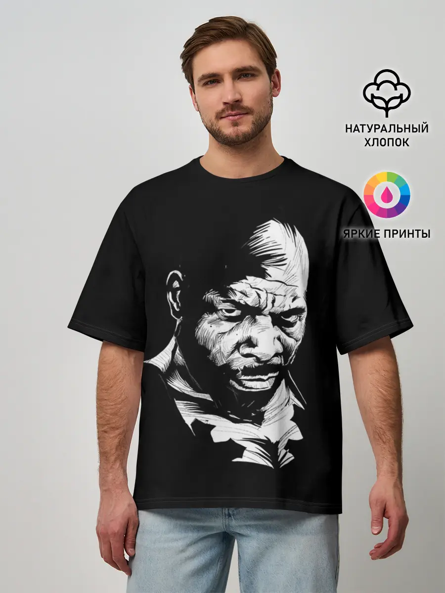 Мужская футболка оверсайз / Сити Флетчер