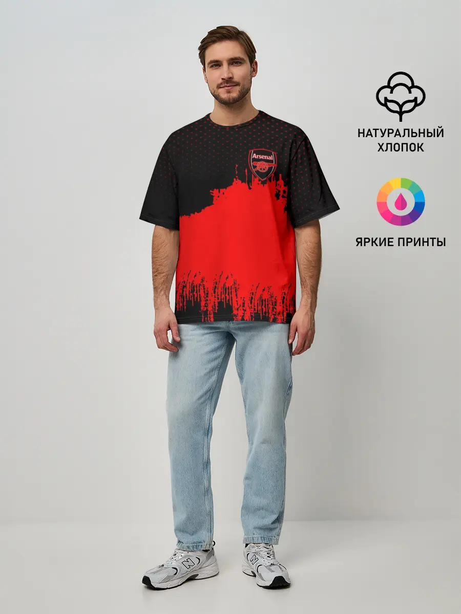 Мужская футболка оверсайз / Arsenal Original