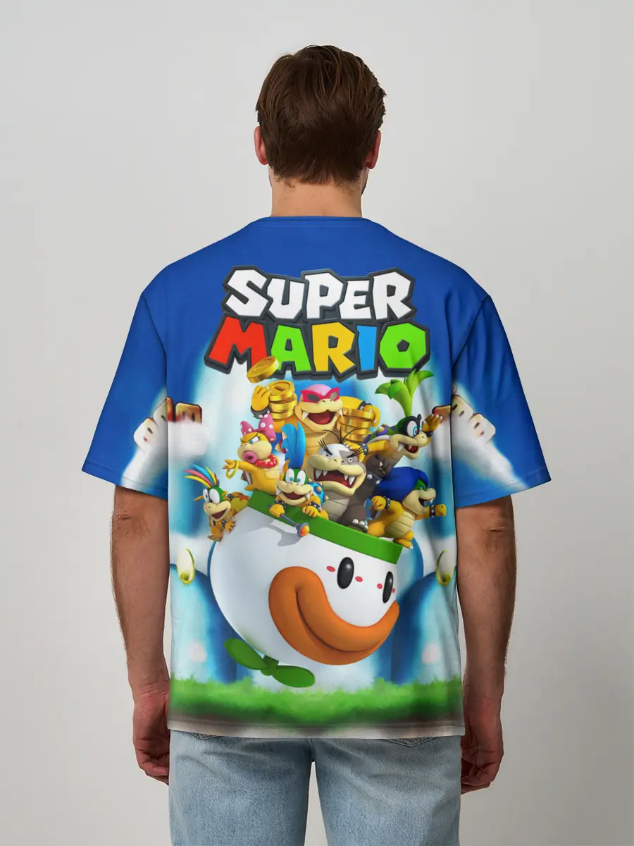 Мужская футболка оверсайз / SuperFlyMario