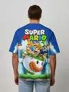 Мужская футболка оверсайз / SuperFlyMario