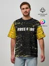 Мужская футболка оверсайз / garena | free fire,