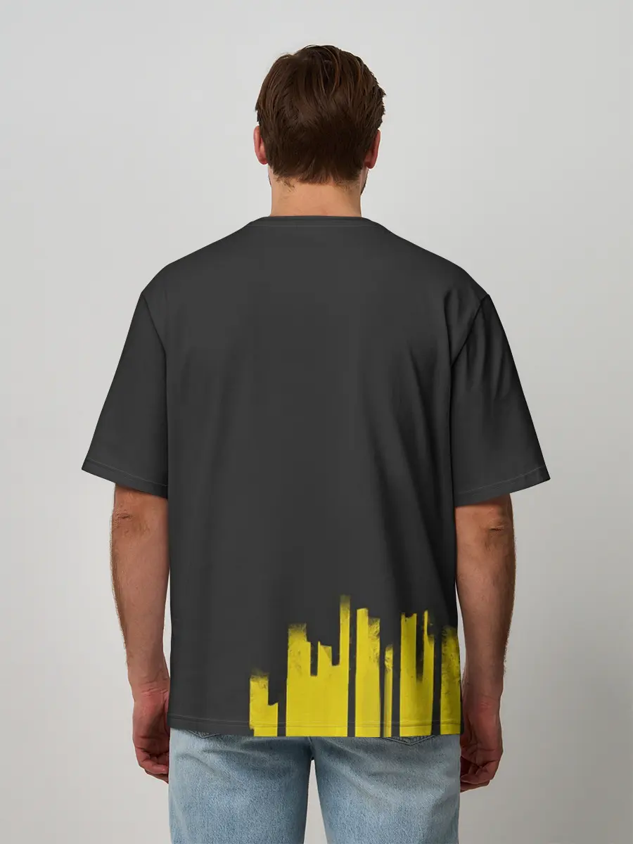 Мужская футболка оверсайз / Skull One Piece