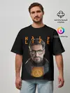 Мужская футболка оверсайз / HALF-LIFE | FREEMAN | ФРИМАН