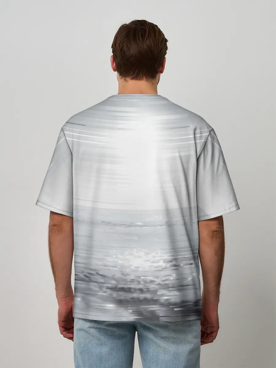 Мужская футболка оверсайз / DEATH STRANDING