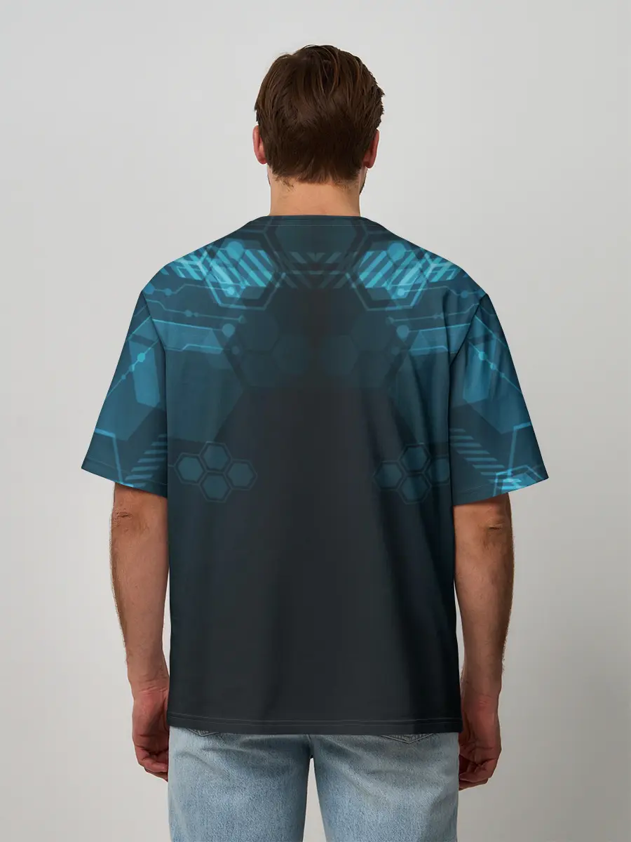 Мужская футболка оверсайз / HOCKEY