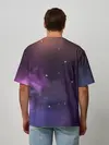 Мужская футболка оверсайз / Космические туманности