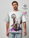 Мужская футболка оверсайз / NIER AUTOMATA / 2B