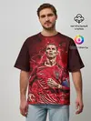 Мужская футболка оверсайз / Cristiano Ronaldo