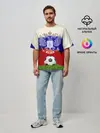 Мужская футболка оверсайз / Российский футбол