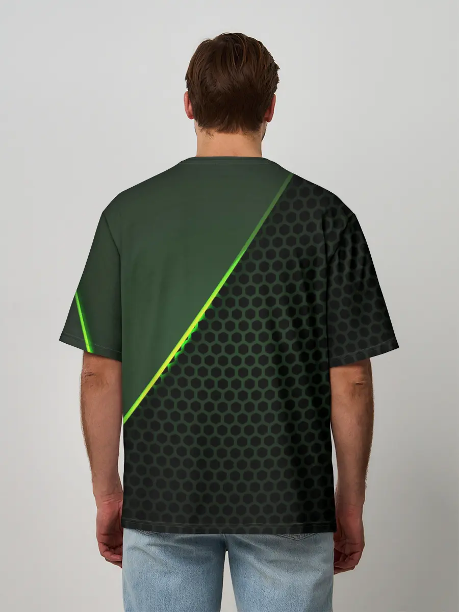 Мужская футболка оверсайз / Land Rover | Ленд Ровер